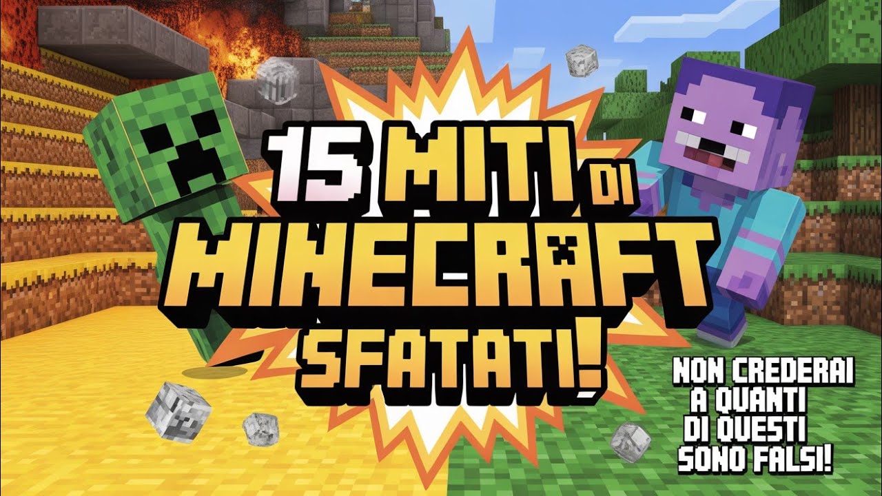 15 MITI e Segreti di Minecraft (ITA) che ti hanno sempre mentito! 😱