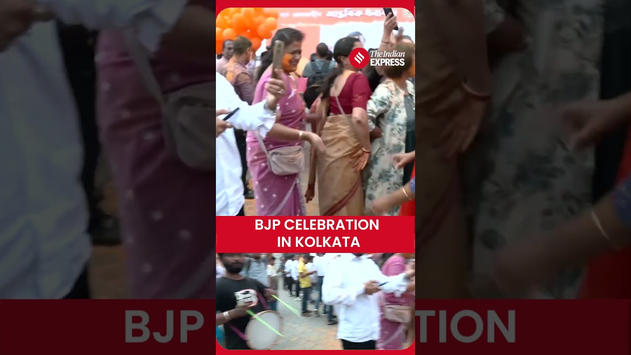 Kolkata BJP Office Erupts In Celebration | WB Results 2026 🇮🇳
