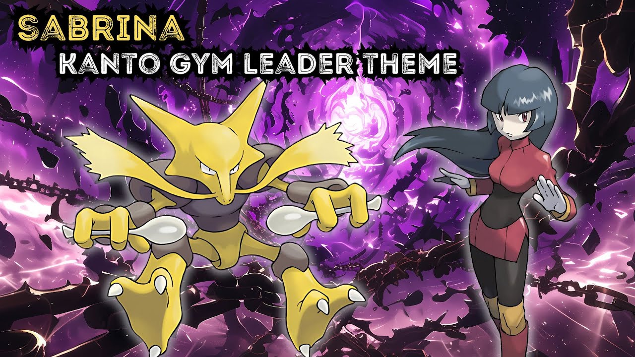 Sabrina and Alakazam | Kanto Gym Leaders Series | Original Pokemon Theme Song