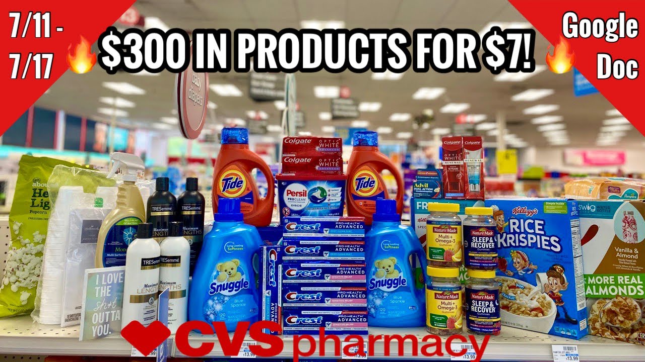 CVS Free & Cheap Coupon Deals & Haul | 7/11 - 7/17 | $300 IN SAVINGS! 🙌🏽