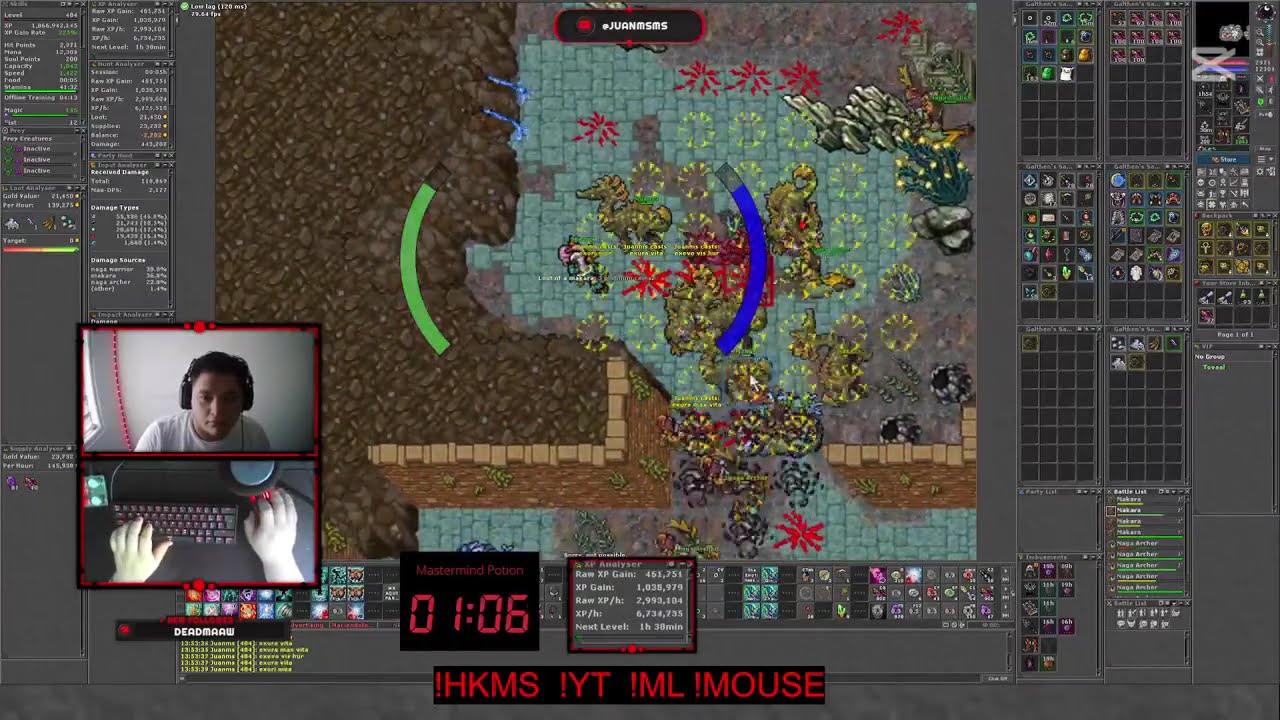 MS 484 Hunt Solo Temple of the Moon Goddess (Nagas) 5.2kk/h Raw (5.6KK PEAK)