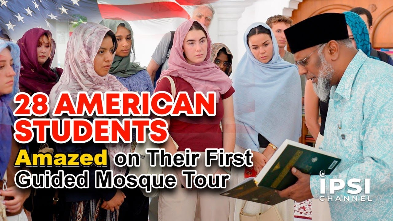 28 American Students Amazed on Their First Guided Mosque Tour