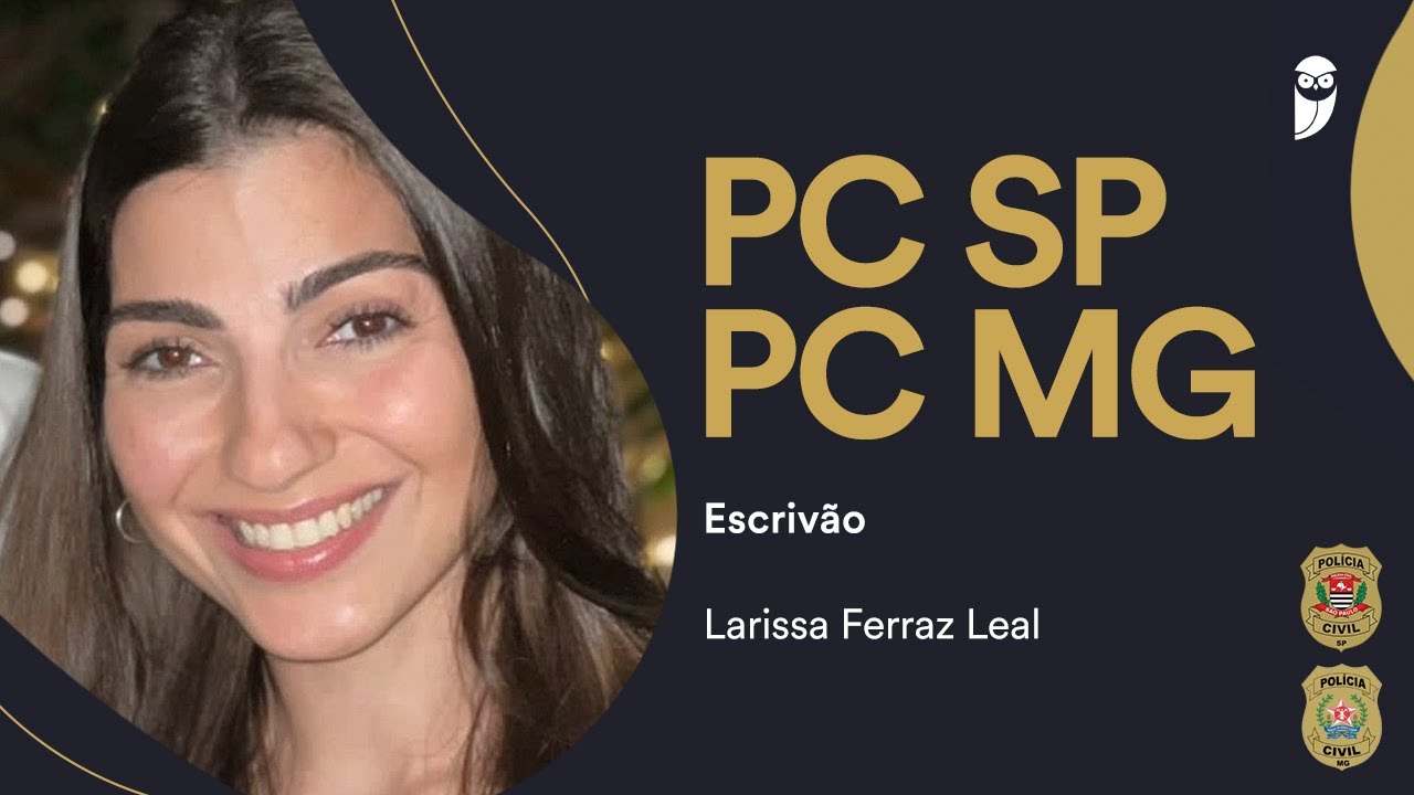 A publicitária Larissa resolveu mudar de carreira e soma aprovações na área policial.