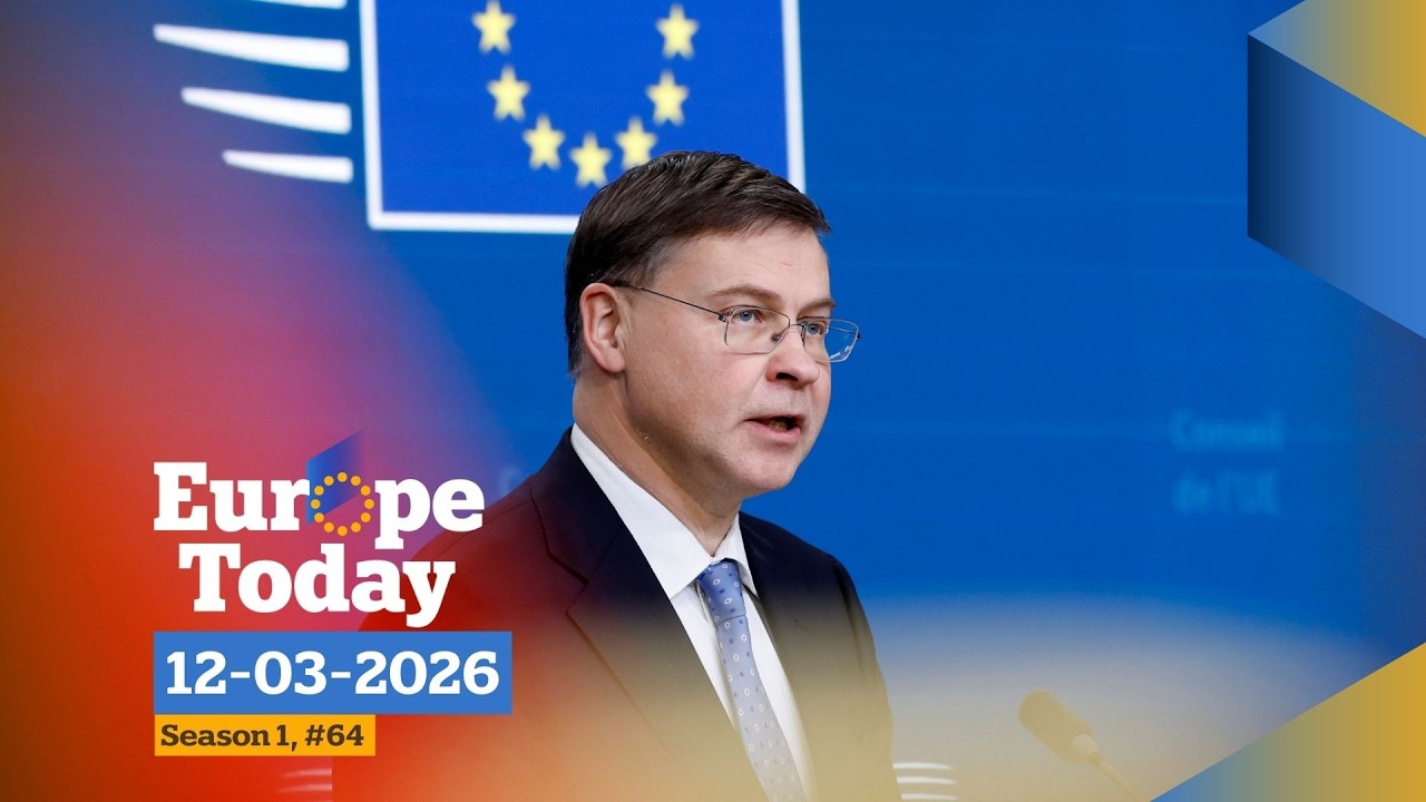 LIVE: EU Commissioner Dombrovskis weighs in on Iran war and Ukraine | Europe Today #64, 12/03/2026