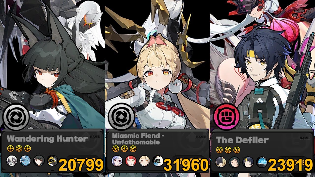 ZZZ NEW Deadly Assault (Oct 31) 9 Stars Clear | Miyabi Alice Harumasa | Zenless Zone Zero 2.3