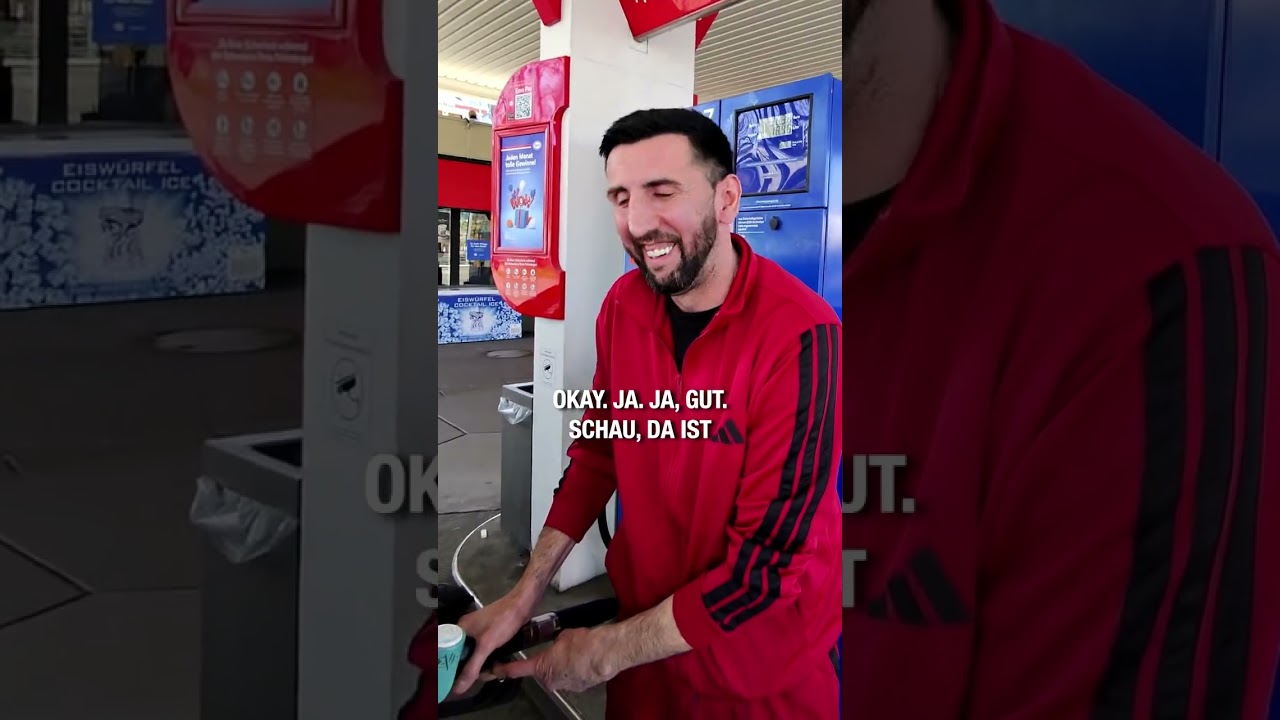 Hilfsbereite Menschen ⛽️❤️#shorts #sozialesexperiment #hilfsbereitschaft #tankstelle #liebe