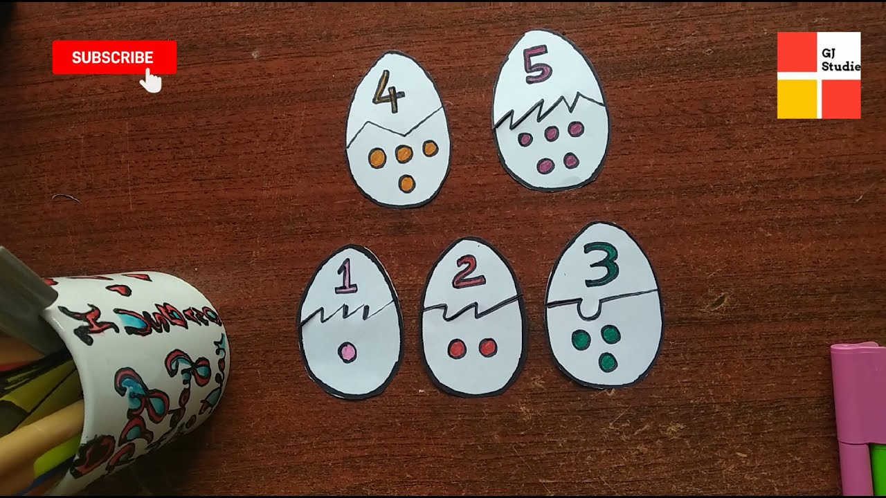 Egg counting puzzle/TLM/Maths teaching materials/Fun activity/Gj studies 😀