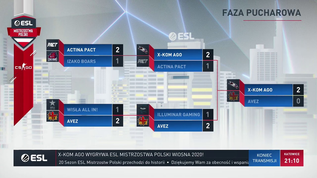 Wielki finał | ESL Mistrzostwa Polski Wiosna 2020 | x-kom AGO vs AVEZ Esport