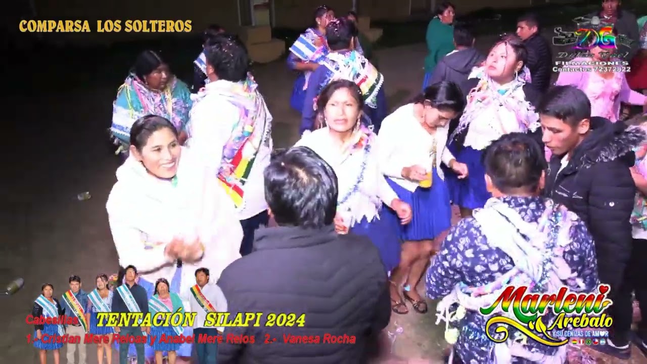 MARLENI AREBALO Y SU GRUPO CENISAS DE AMOR EN TENTACIONES DE SILAPI Y LA COMPARSA LOS SOLTEROS 2024