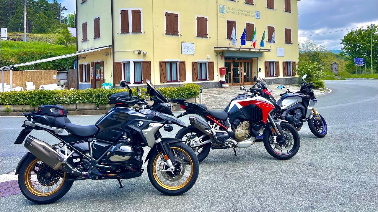 BMW r1250gs e le sue compagne adventure tra Liguria ed Emilia Romagna