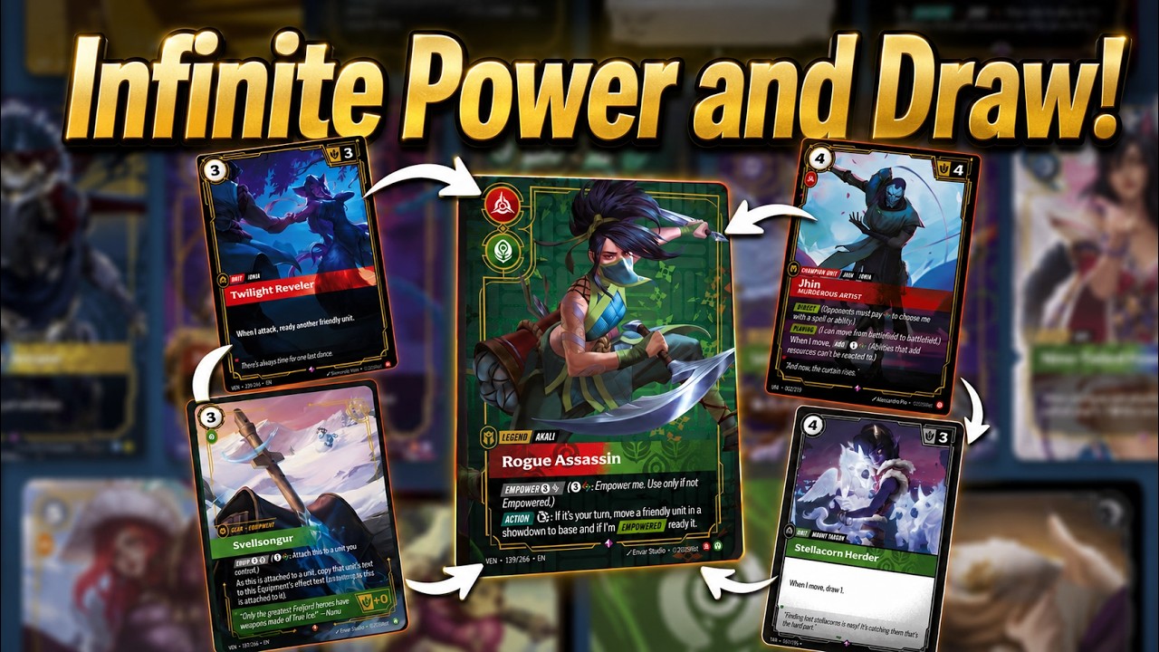New Infinite Loop Deck with Akali (Deck Explanation and Gameplay)