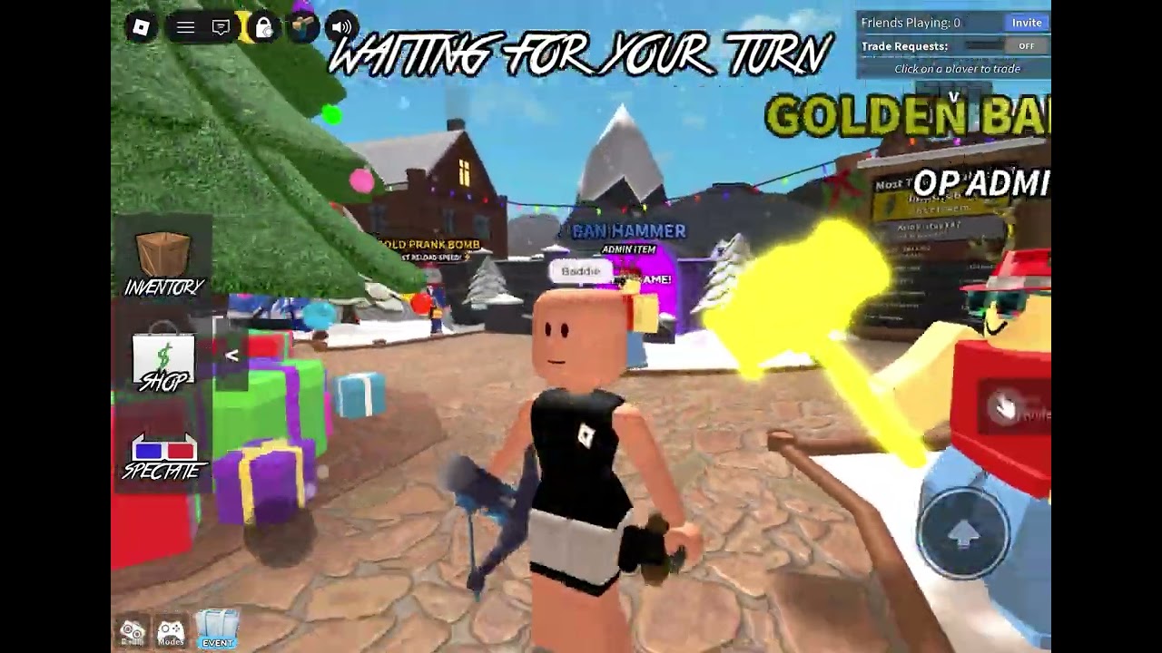 playing as a black noob in  mm2