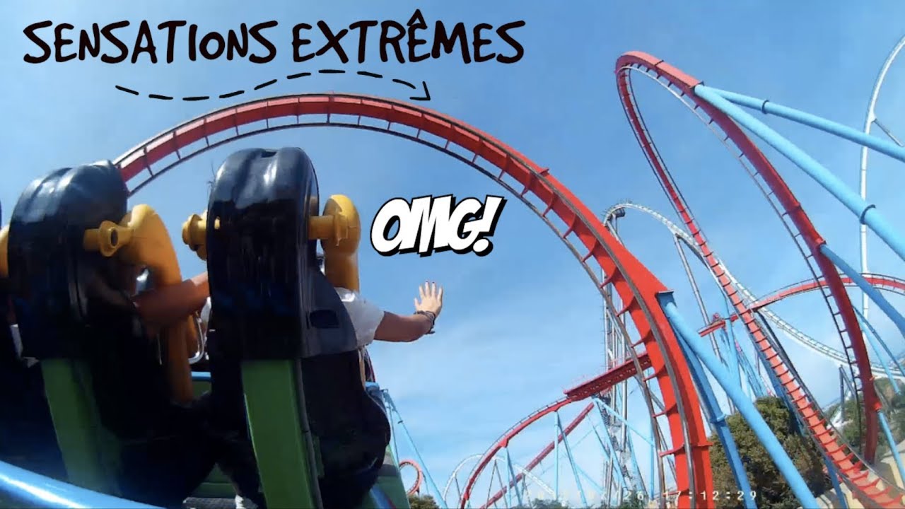 Manéges à sensations extrêmes : Le Stampida et le Dragon Khan (8 inversions) à PortAventura