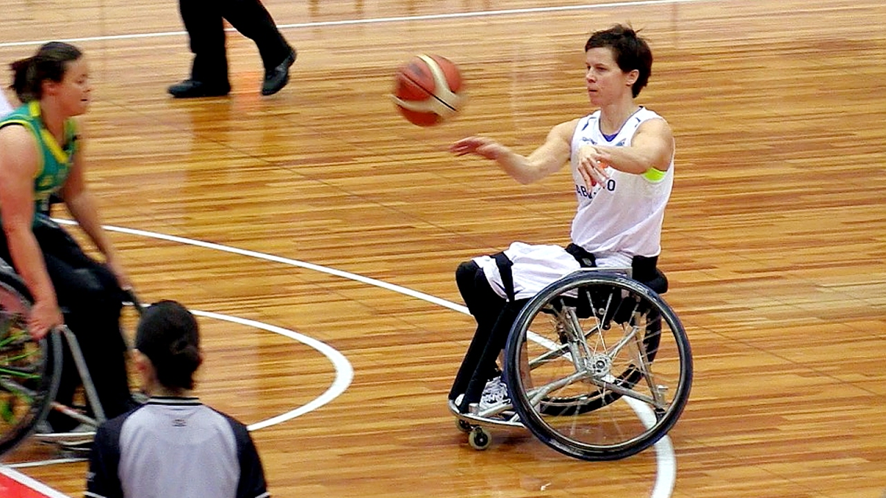 オランダvsオーストラリア_後半1_女子車椅子バスケットボール大会