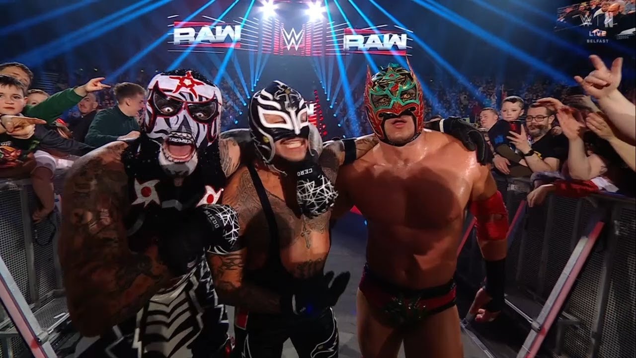 Rey Mysterio, Penta y Dragon Lee Vs The Vision - WWE RAW 19 de Enero 2026 Español