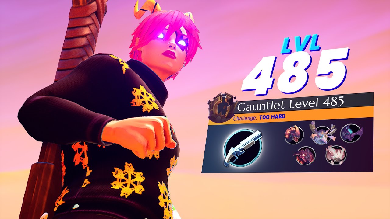 Level 485 is the hardest Repeater run of Gauntlet - Dauntless Gauntlet S3 [THRAAX]