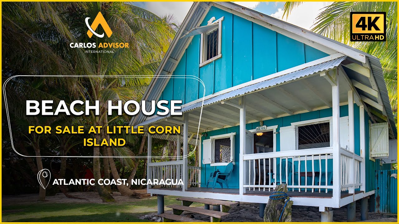 🌟 Your Piece of Paradise! Beachfront Home For Sale on Little Corn Island | Nicaragua Real Estate