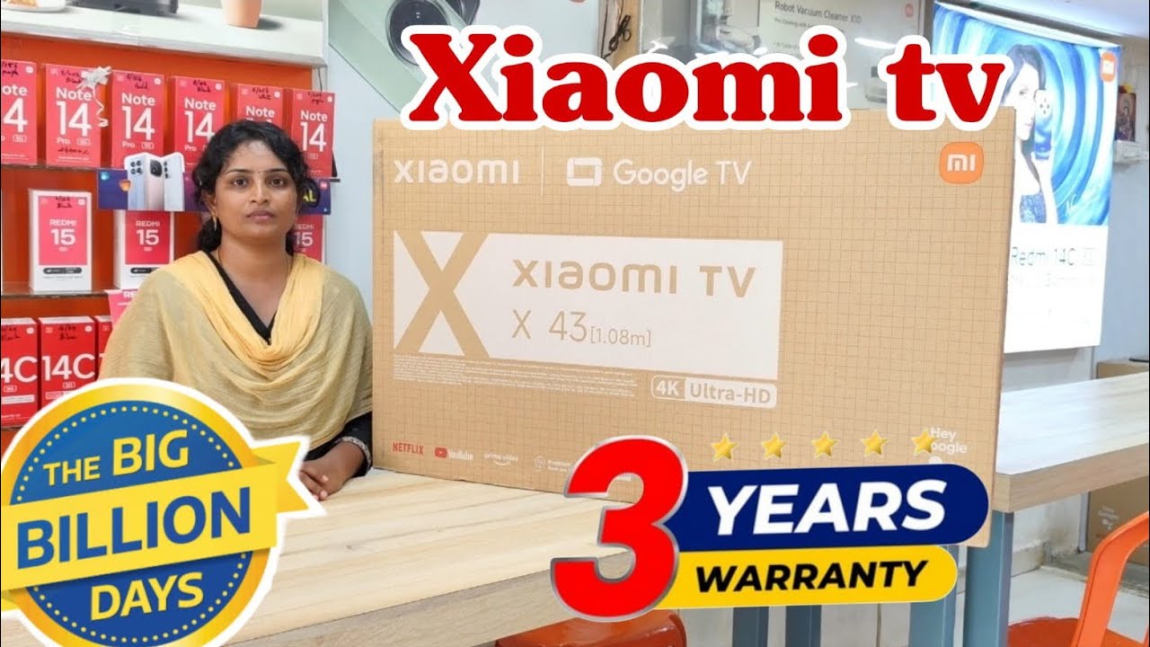 Xiaomi TV 32 to 65 inches TV Available our Shop 