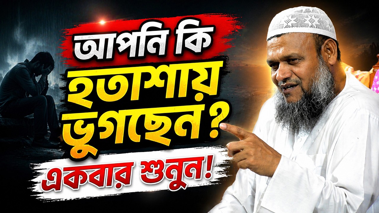 অর্থ সম্পদের অভাব? মনে অশান্তি! কিছুই হচ্ছেনা! খুব হতাশ! ওয়াজ টি শুনুন । আব্দুর রাজ্জাক বিন ইউসুফ