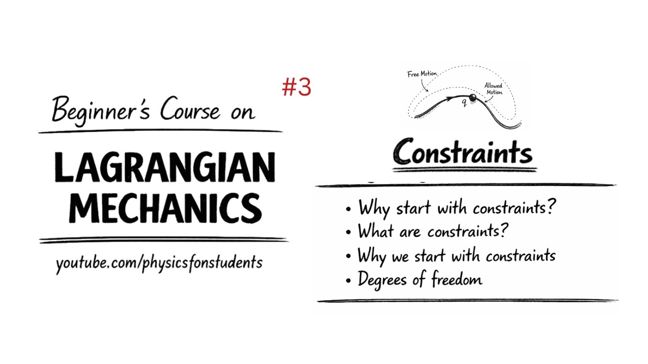 Constraints in Lagrangian Mechanics | Lagrangian Constraints | Lagrangian Mechanics Constraints