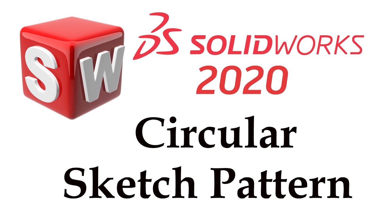Solidworks 2020 Tutorial in Hindi  #16 - How to use Circular Sketch Pattern tool