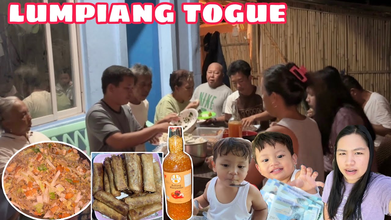 LUMPIANG TOGUE PARA SA HAPUNAN + MAY NAGPADALA NG PERA KAY TEO PANG DIAPER AT SNACKS❤️😇