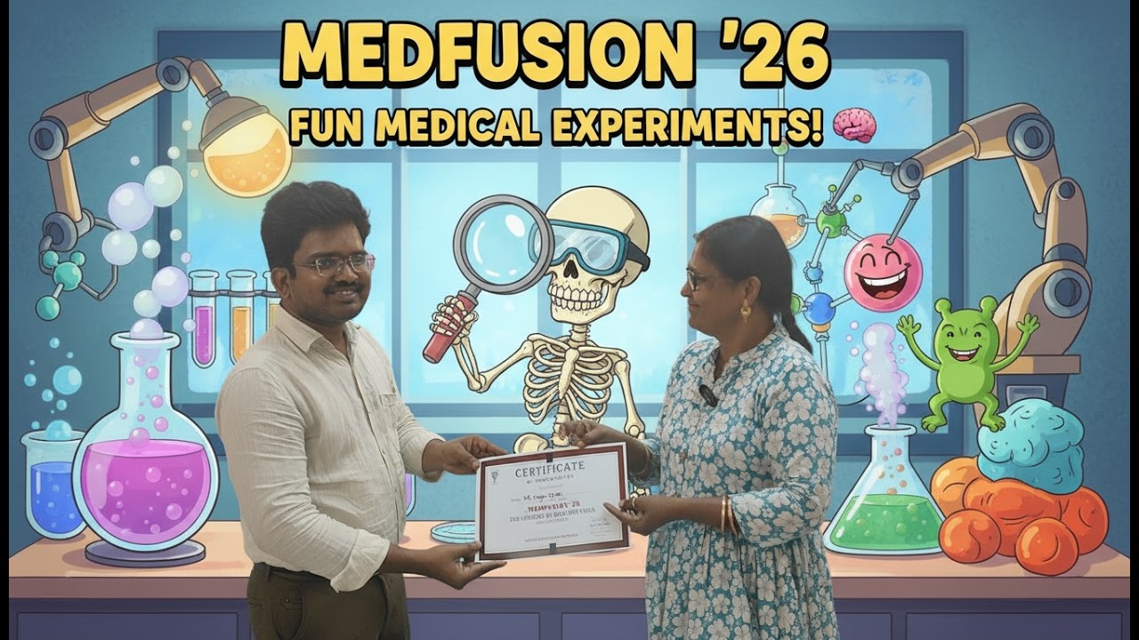 Guntur Medical Exhibition Vlog | MED FUSION 26 | Guntur medical college