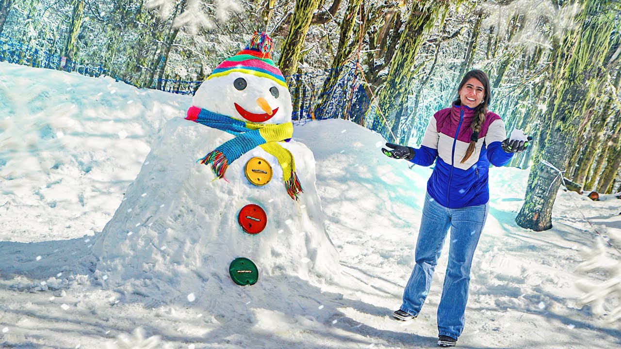 CONHECI A NEVE PELA PRIMEIRA VEZ