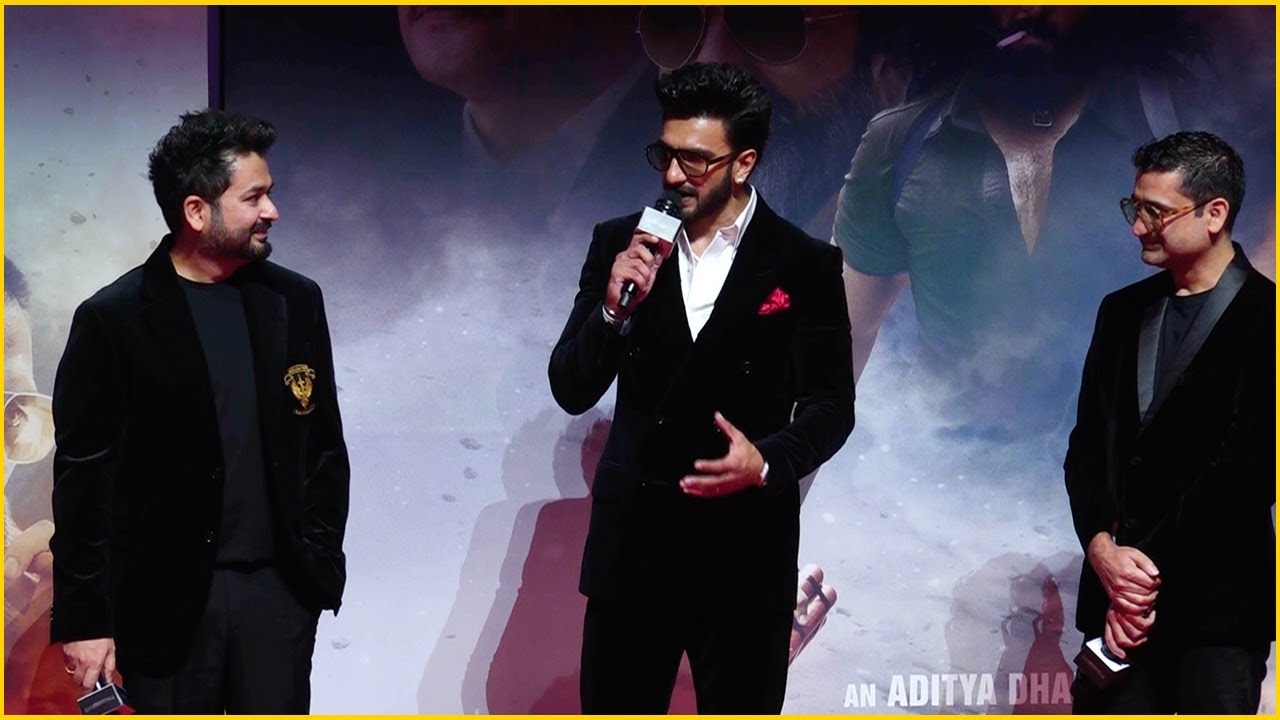 Dhurandhar Trailer launch: Ranveer Singh mimics Sanjay Dutt in front of the media