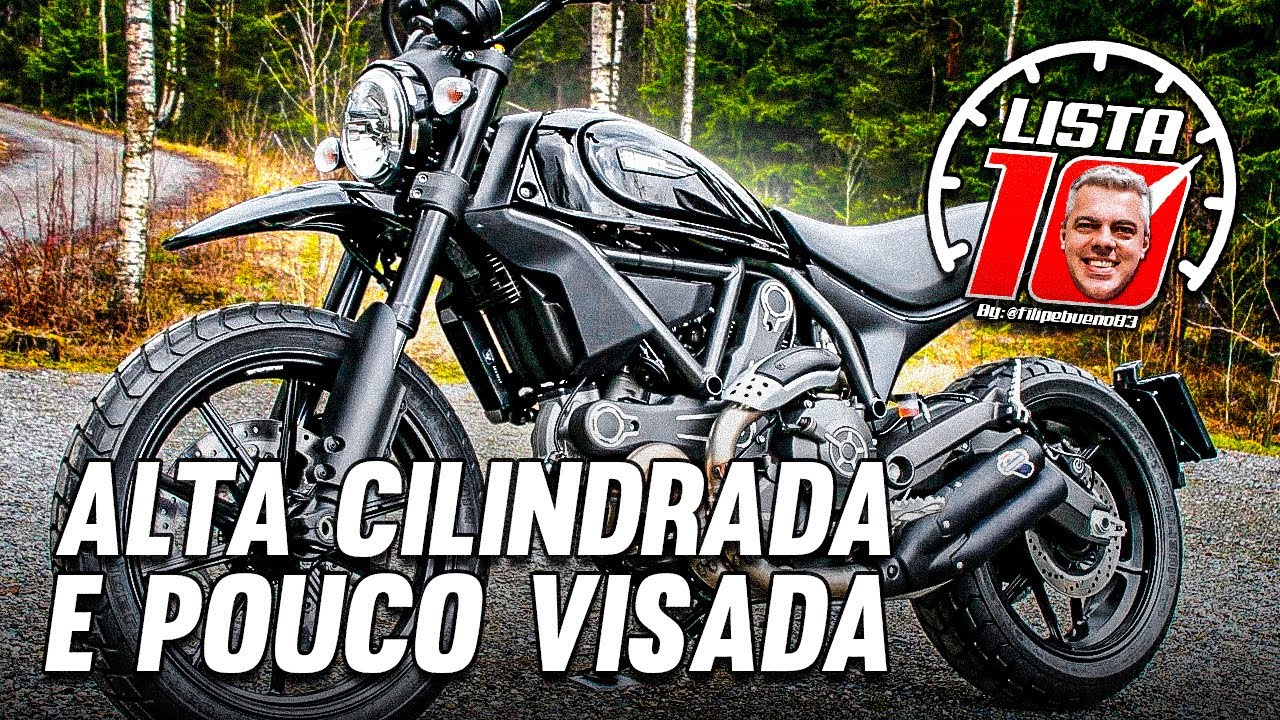 10 MOTOS DE ALTA CILINDRADA QUE NÃO SÃO VISADAS! É dificil ladrão roubar