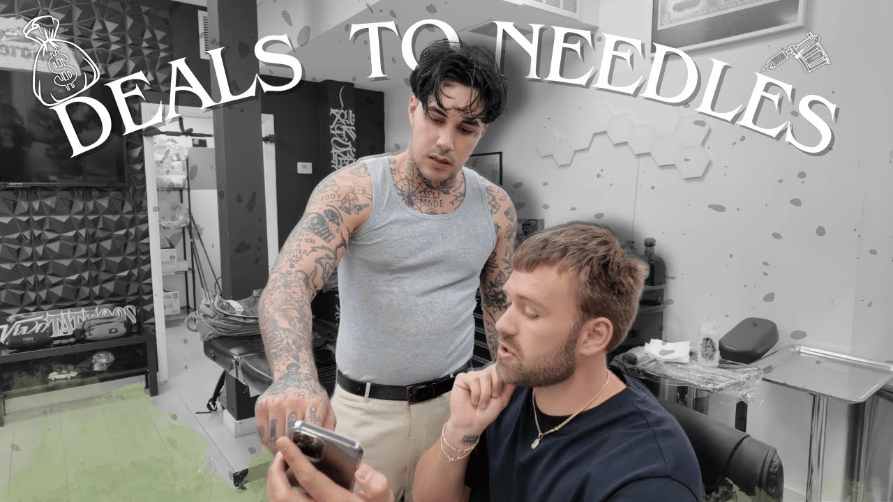 FROM DEALS TO NEEDLES - RAFAEL TATTOOS THE SHOP MANAGER!!!