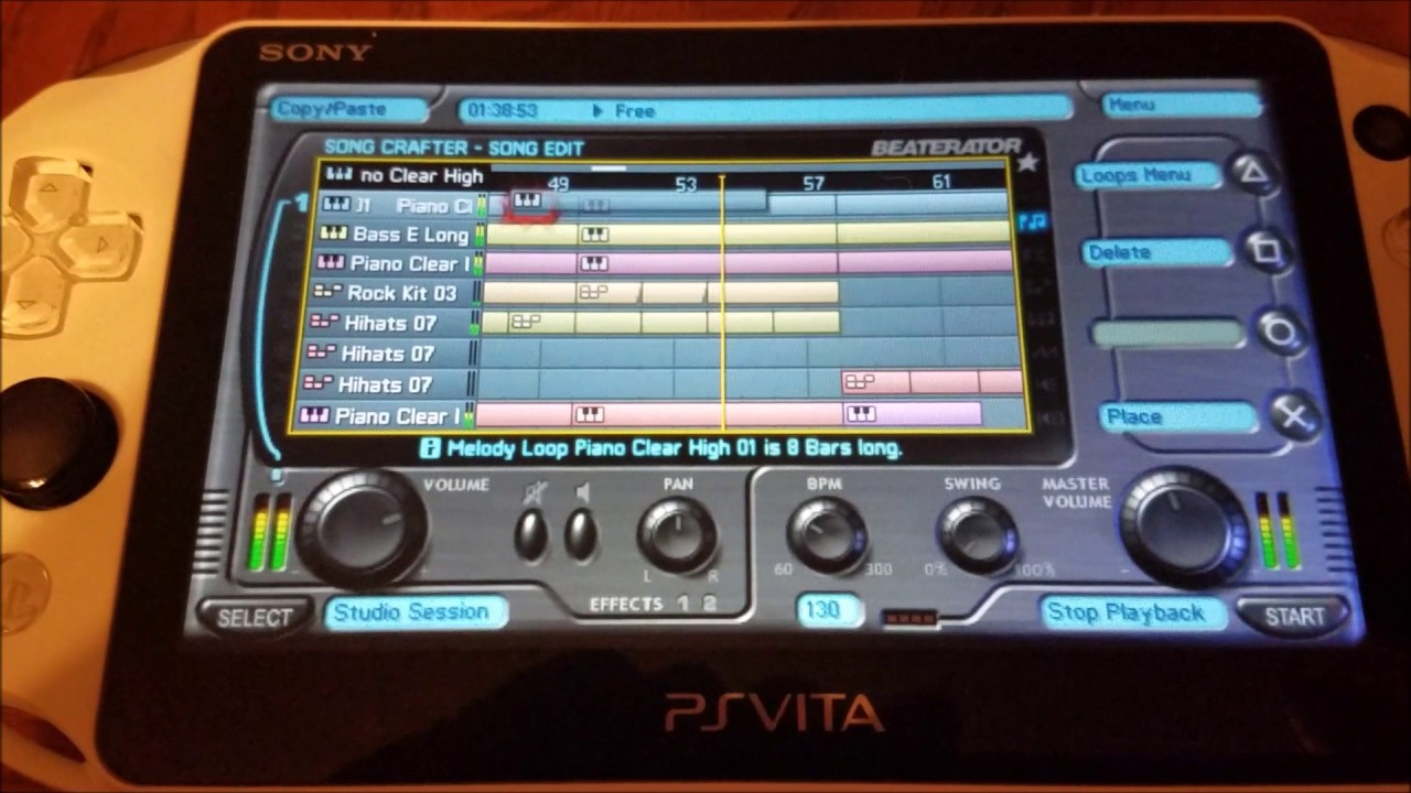 "Free" a song composed with "Beaterator" (PSP) by Kuan W Lee