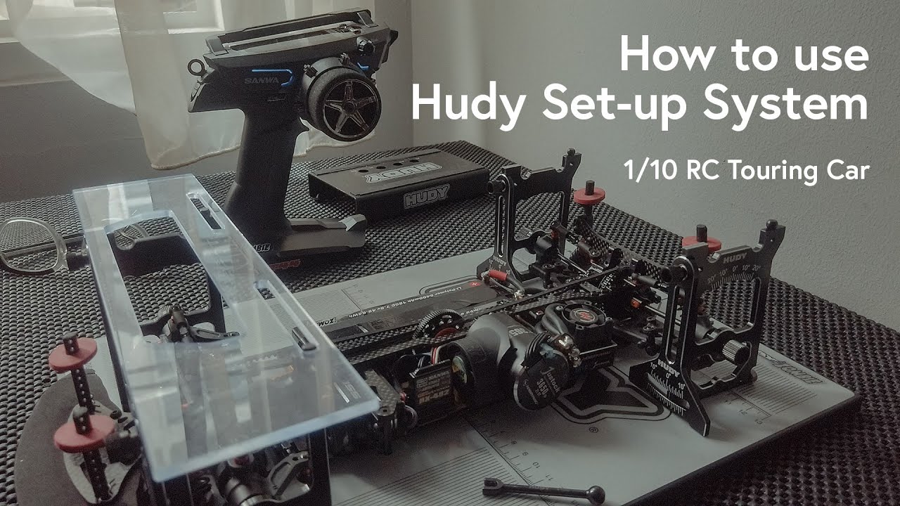 How to use Hudy Set-up System on 1/10 RC Touring Car