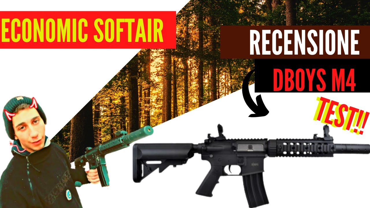 Recensione e test DBOYS M4 replica softair