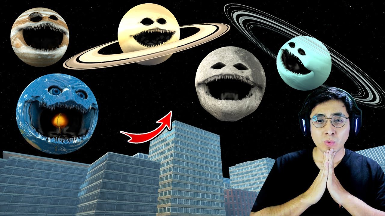 Un DRON capta al SISTEMA SOLAR WOKE UP en la CIUDAD - Garry's Mod