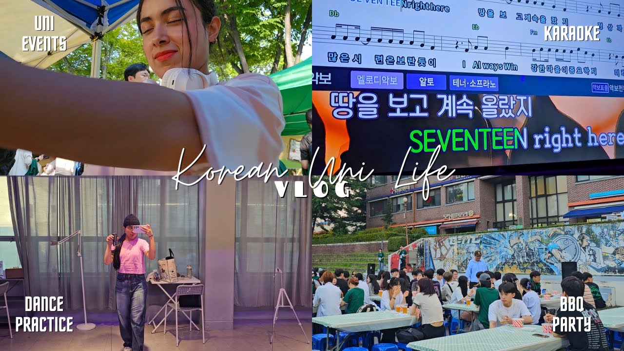 A DAY IN MY LIFE AS A KOREAN UNIVERSITY STUDENT | Korean Uni Life | week 3/15, class, bbq, karaoke