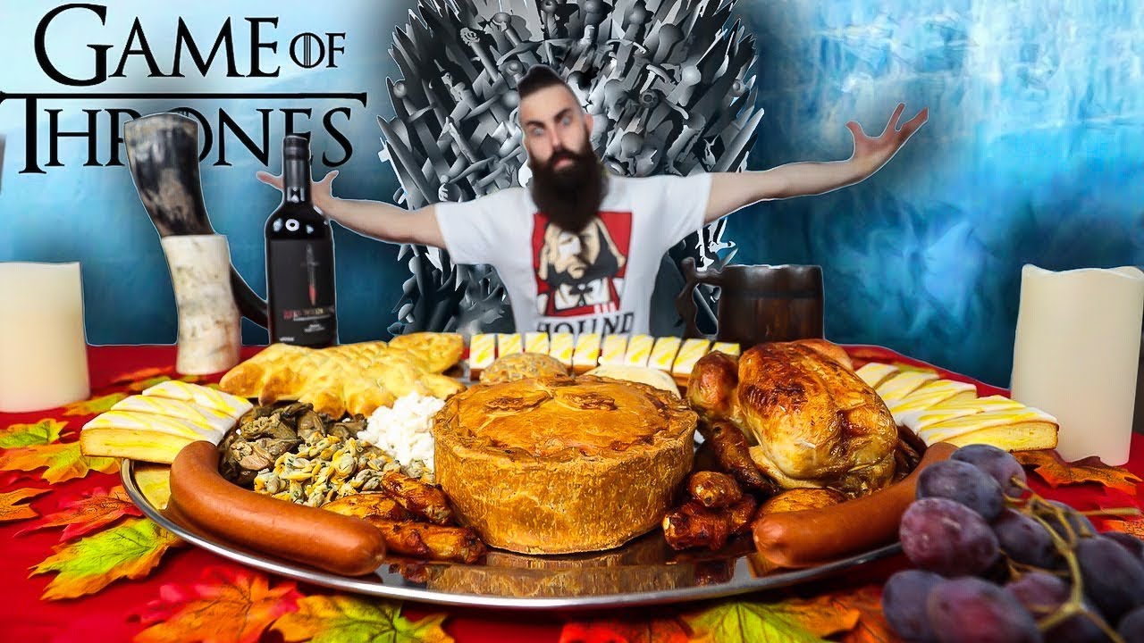 THE ULTIMATE GAME OF THRONES BANQUET CHALLENGE | 13,000 CALORIES | BeardMeatsFood