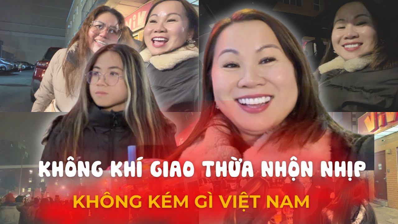 Không Khí Giao Thừa Rộn Ràng Không Thua Gì Ở Việt Nam, Ông Bà Ngoại Phấn Khởi Khi Được Xem Đốt Pháo