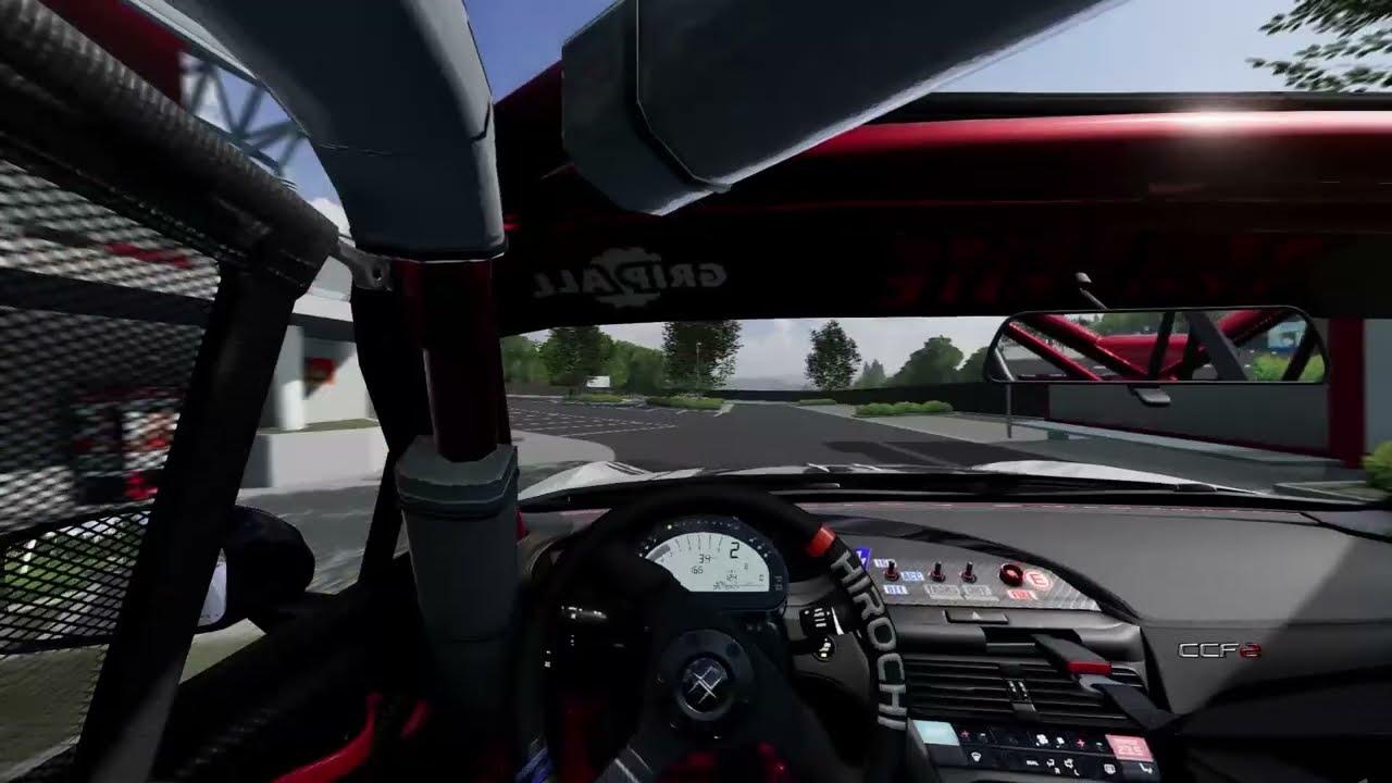 Nurbürgring hot lap with CCF - POV BeamNG.drive | Steering Wheel Gameplay