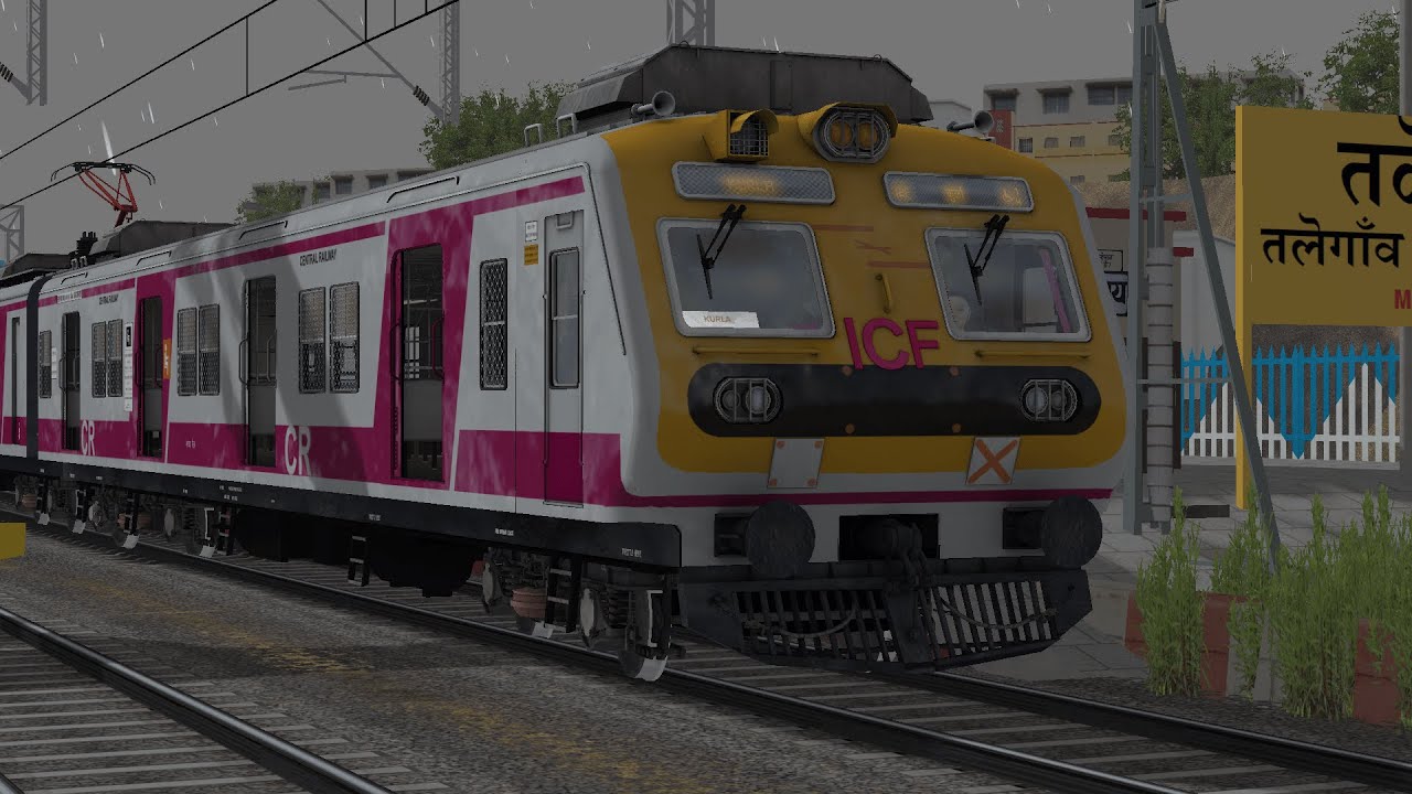 CR Local Train|| Lonavala-Pune Local || Journey till Talegaon ||IR-MSTS|| Open Rails||