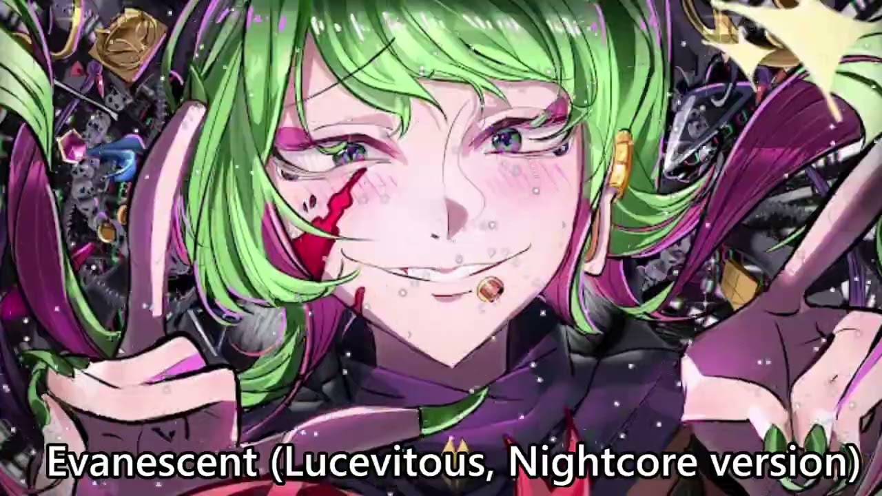 Lucevitous (ft. GUMI & Gakupo Kamui) - Evanescent (Nightcore version)