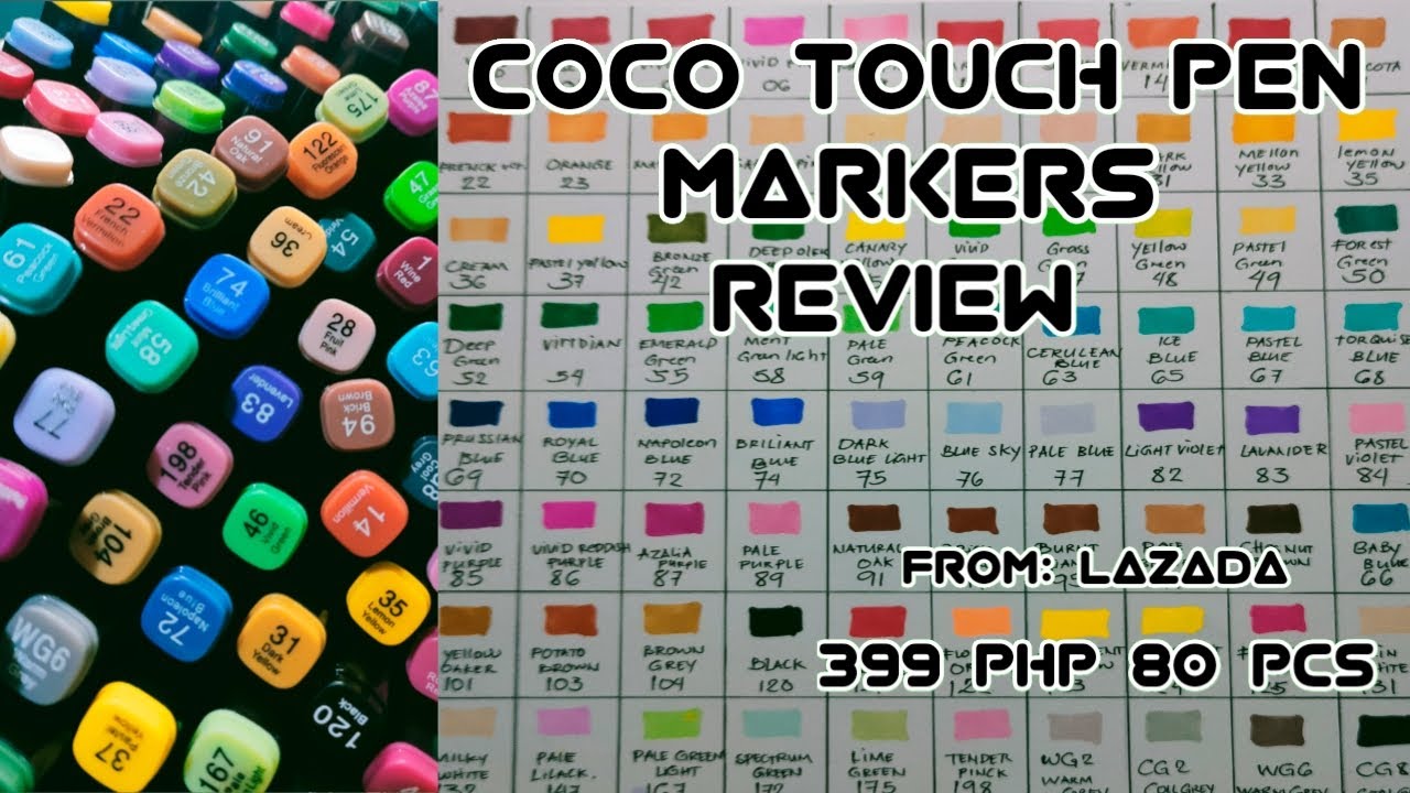 Coco touch pen markers reviews