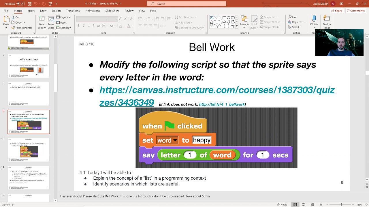 Lists in SNAP Notes