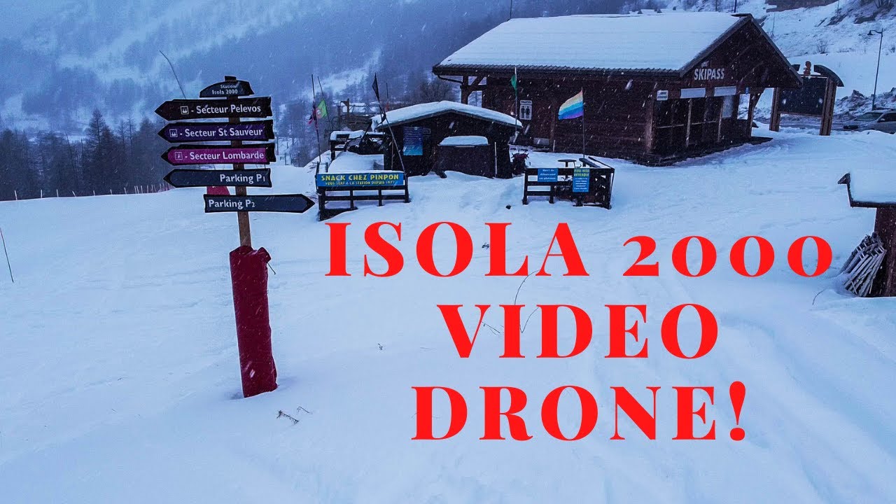 🆕  Isola 2000 neige.Video drone 4k French Riviera 🇫🇷 4K UltraHD