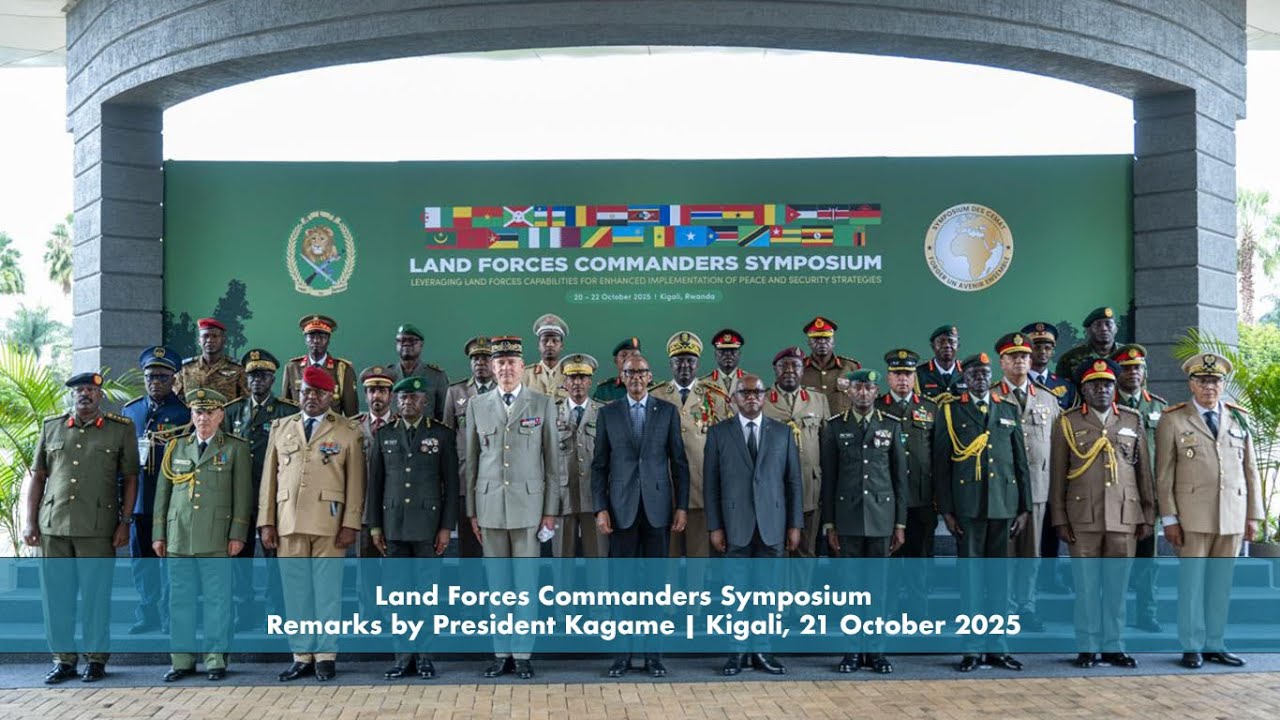 Land Forces Commanders Symposium | Remarks by President Kagame | Kigali, 21 October 2025