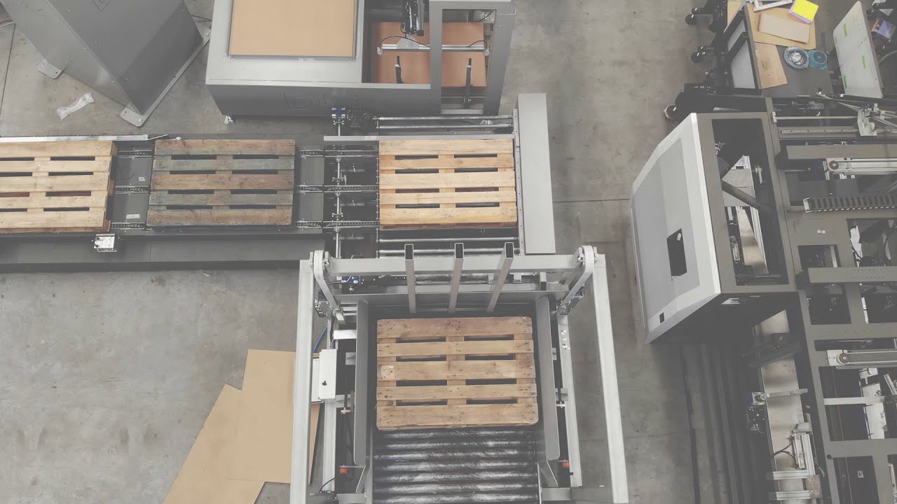Tissue Packaging line -Primary packaging- Secondary Packaging - Case packer & End of Line Palletizer