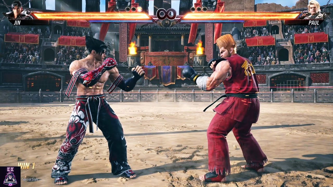 Tekken 8 | Jin VS Paul | Tekken 8 Ultimate Power Battle (4K)