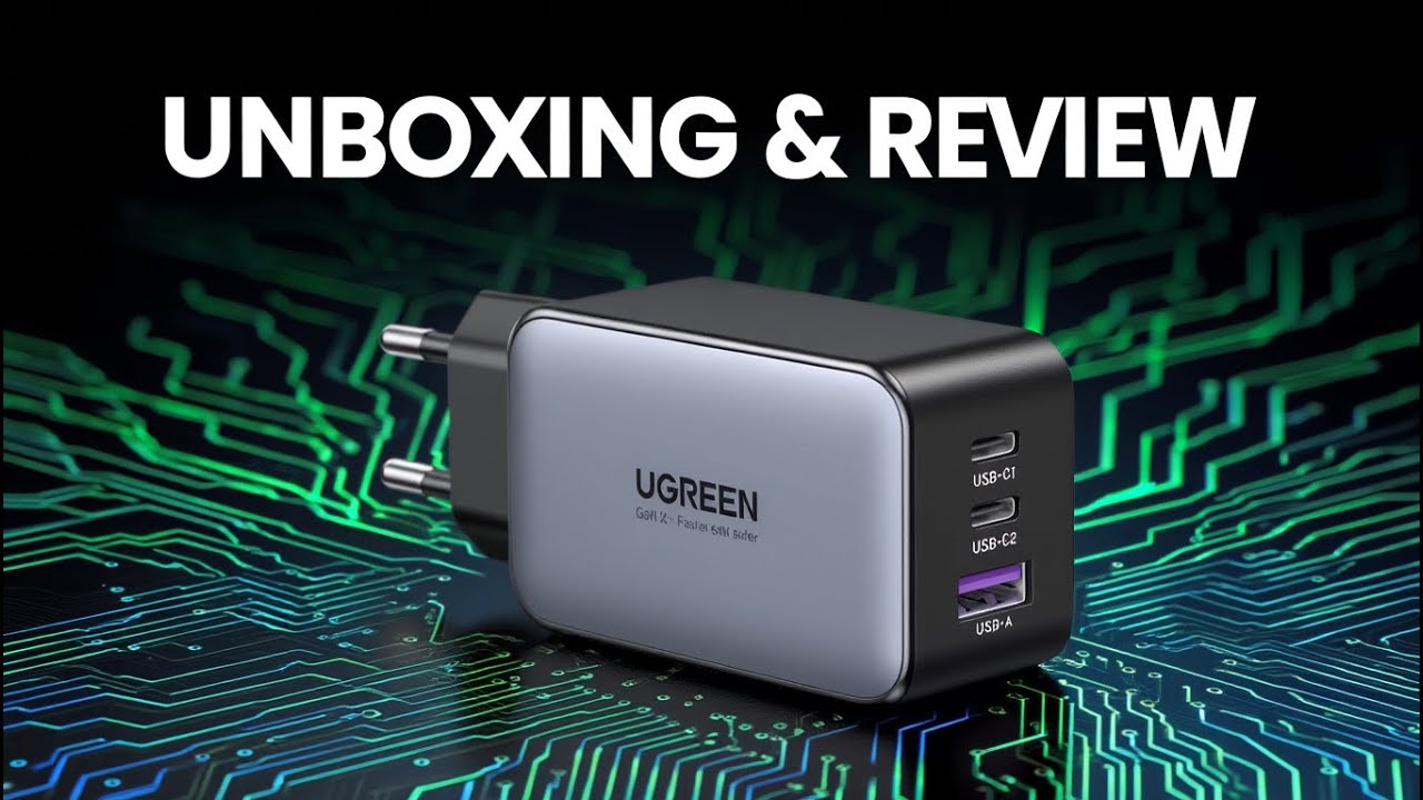 Самая лучшая зарядка Gan Ugreen 65w