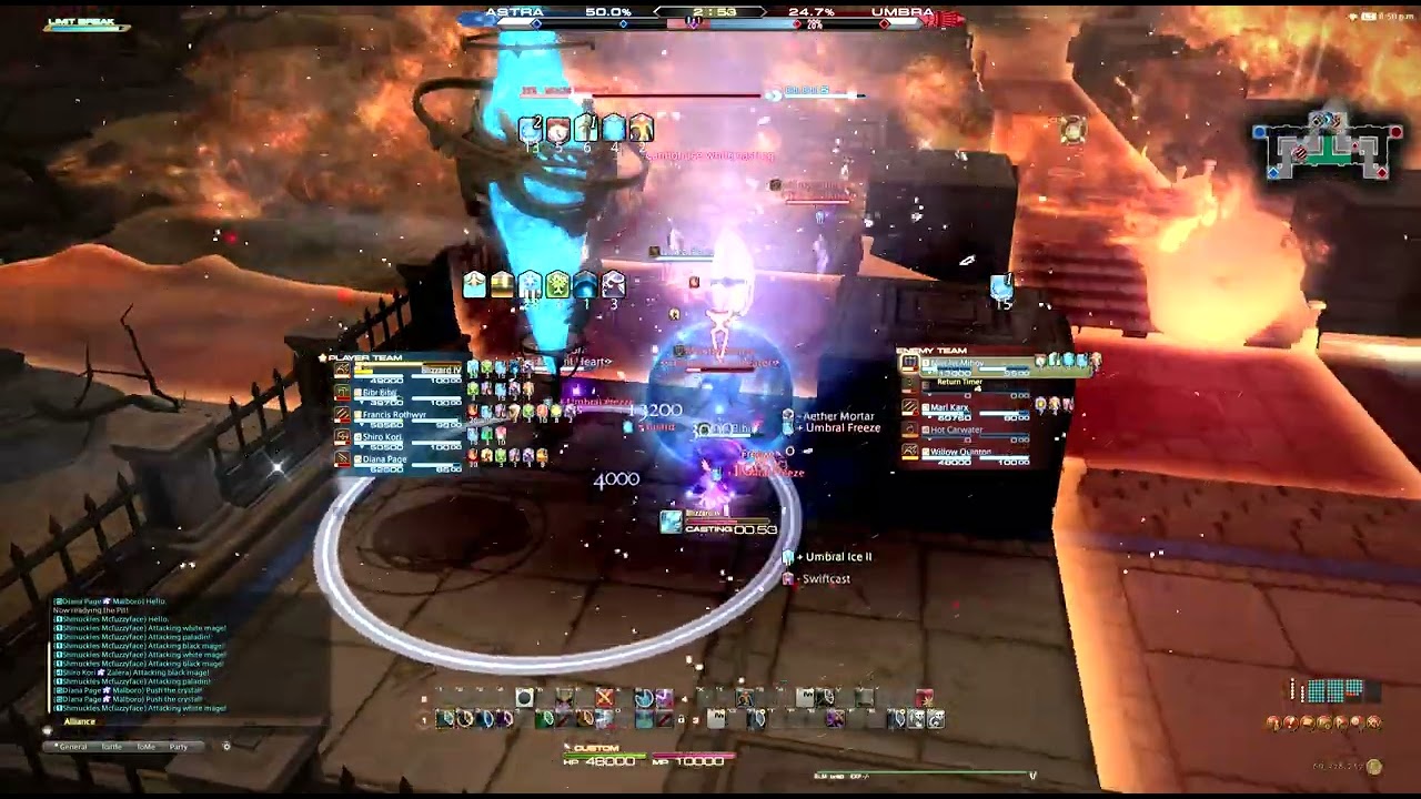 FFXIV BLM PVP Crystalline Conflict Ranked T100
