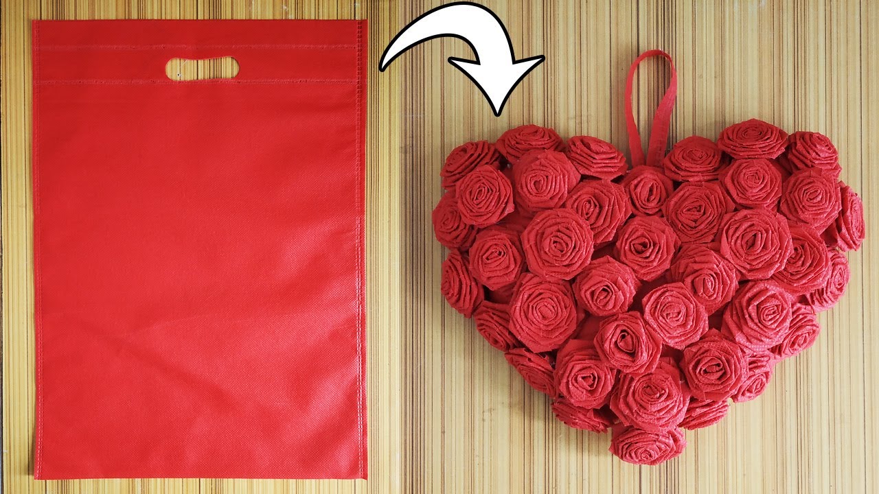 Friendship Day Gift Ideas Handmade | Waste Material Craft Ideas | Friendship Day Gift Roses Heart